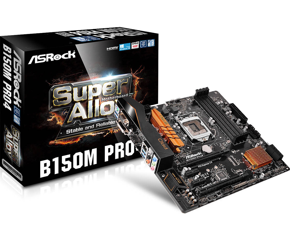 Asrock B150M Pro4/Hyper - Motherboard Specifications On